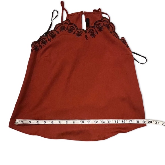 E (Hanger) M Women's Rust Colored Tank Top Size Small - Picture 7 of 9